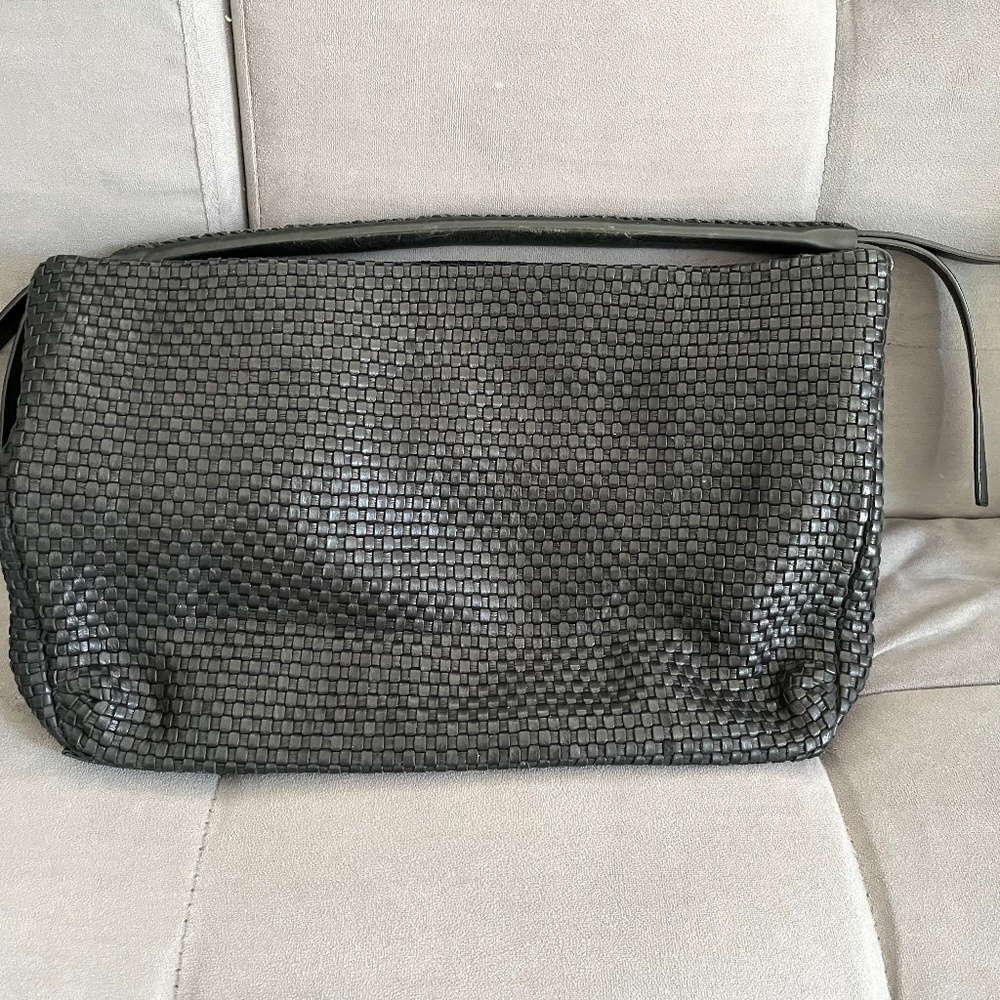 Cole Haan Bethany Weave Single Strap Hobo Navy